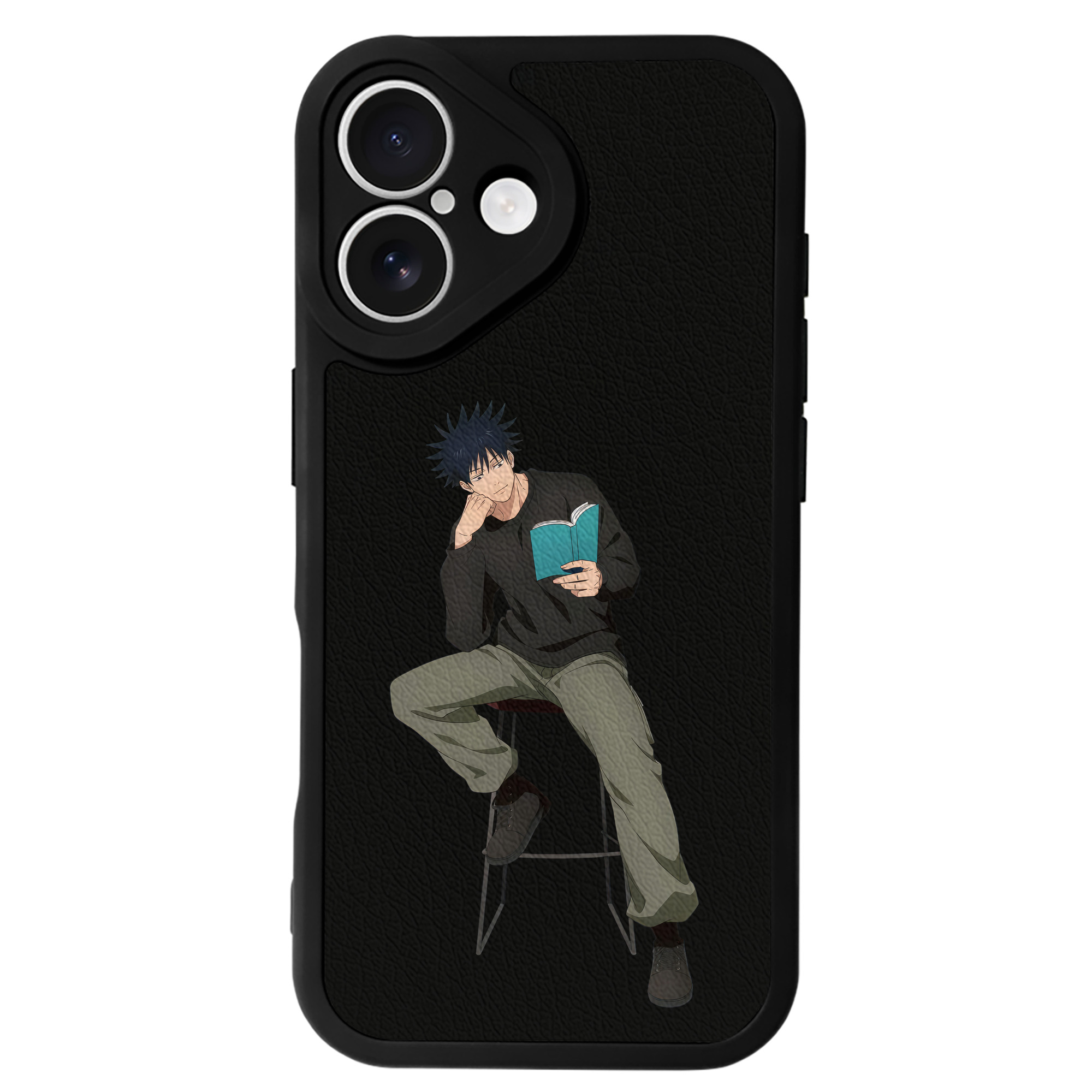 （画像用） 呪術廻戦 Jujutsu Kaisen 【iPhone 16シリーズ対応】シリコンスマホケース（レザー調） 材質：シリコン